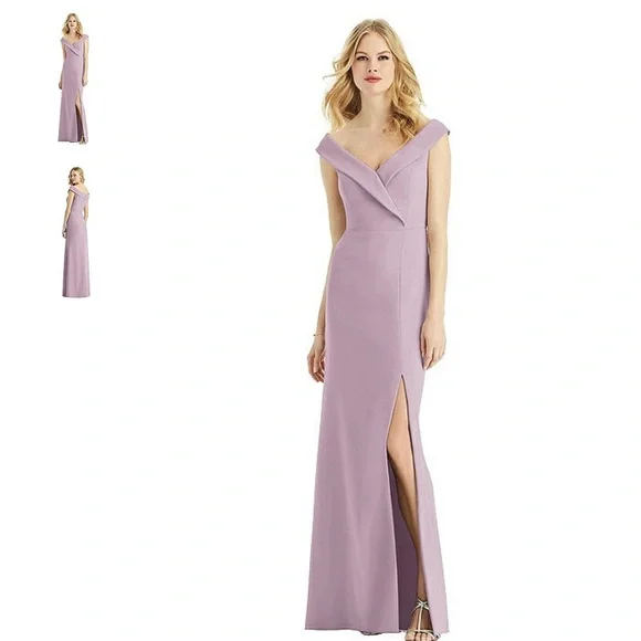 Bella Bridesmaids | Dresses | Bella Bridesmaid Suede Rose Color Long Dress  | Poshmark